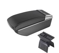 NANGAEBPPW Pour Lada Pour Vesta Boîte D'accoudoir Pour Vesta SW SW Pour CROSS SPORT Boîte D'accoudoir Auto Console Centrale(Ligne noire B2 SANS USB)