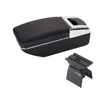 NANGAEBPPW Pour Lada Pour Vesta Boîte D'Accoudoir Pour Vesta SW SW Pour CROSS SPORT Console Centrale Boîte D'accoudoir Auto(A1 Noir rouge SANS USB)