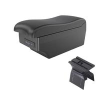 NANGAEBPPW Pour Lada Pour Vesta SW Cross Sport Boîte De Rangement D'accoudoir De Console Centrale Avec Interface USB Porte-gobelet(A3 Noir blanc 7USB)