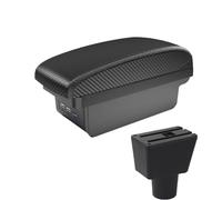 NANGAEBPPW Pour LADA Pour XRAY Boîtier D'accoudoir Auto Boîte De Rangement Centrale Aménagement Intérieur Avec USB Accessoires Auto(B2 ligne noire 3USB)