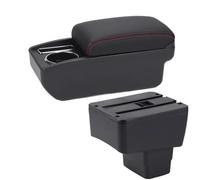 NANGAEBPPW Pour MAZDA CX-3 Boîte D'accoudoir De Rénovation Pour Mazda 2 Skyactiv Version Cx3 Boîte De Rangement D'accoudoir Intérieur Accessoires Auto(C1 Noir rouge PAS d'USB)