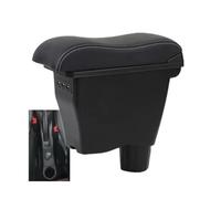 NANGAEBPPW Pour Mercedes Pour Smart 453 Pour Fortwo Pour Forfour 2015-2019 Boîte À Accoudoir Auto Pièces De Retrofit Intérieur Boîte De Rangement(A3 genuine leather 3USB)