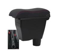 NANGAEBPPW Pour Mercedes Pour Smart 453 Pour Fortwo Pour Forfour 2015-2019 Boîte À Accoudoir Auto Pièces De Retrofit Intérieur Boîte De Rangement(A genuine leather 3USB)
