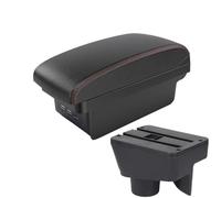 NANGAEBPPW Pour Morris Pour Garages MG3 Boîte Accoudoir Pour MG Pour MG3 Accoudoir Console Centrale Voiture Avec USB(B1 Noir rouge 3USB)