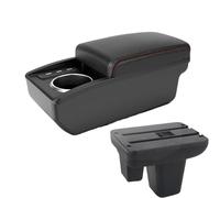 NANGAEBPPW Pour Morris Pour Garages MG3 Boîte D'accoudoir Console Centrale Boîte De Rangement Centrale Avec Porte-gobelet USB(B1 Noir rouge 6USB)