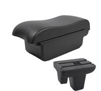 NANGAEBPPW Pour Morris Pour Garages MG3 Boîte D'accoudoir Console Centrale Centrale Contenu Du Magasin Boîte De Rangement Avec Porte-gobelet USB(Ligne noire A2 Pas d'USB)