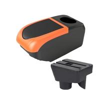 NANGAEBPPW Pour Morris Pour Garages MG3 Boîte D'accoudoir Pour MG MG3 Accoudoir Console Centrale Voiture Avec Interface USB(B2 Orange frame 6USB)