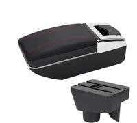 NANGAEBPPW Pour Morris Pour Garages MG3 Boîte D'accoudoir Pour MG MG3 Voiture Console Centrale Accessoires De Modification D'accoudoir Avec USB(A1 Noir rouge SANS USB)