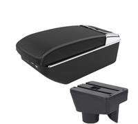 NANGAEBPPW Pour Morris Pour Garages MG3 Boîtier D'accoudoir Pour MG MG3 Accoudoir De Console Centrale Voiture(A3 Noir blanc 7USB)
