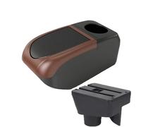 NANGAEBPPW Pour Morris Pour Garages MG3 Boîtier D'accoudoir Pour MG MG3 Accoudoir De Console Centrale Voiture(B3 Brown frame 6USB)