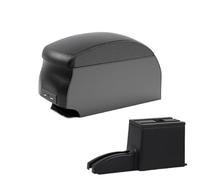 NANGAEBPPW Pour N&issan Pour DATSUN MIDO NODO Accoudoir Auto Boîte De Rangement Accessoires Boîte D'Accoudoir Centrale(B2 Black double)