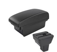 NANGAEBPPW Pour N&issan Pour Kicks Boîte D'accoudoir Auto 2016-2021 Pièces Intérieur Pièces De Retofit Boîte De Rangement Centrale Interface USB(B2 ligne noire 3USB)