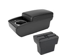 NANGAEBPPW Pour N&issan Pour Note E-Power Boîte D'accoudoir Pour N&issan Pour Note 2016-2022 Boîte De Rangement Centrale(B2 Ligne noire 6USB)