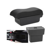NANGAEBPPW Pour N&issan Pour Note E-Power Boîte D'accoudoir Pour N&issan Pour Note 2016-2022 Boîte De Rangement Centrale Aménagement Intérieur(B2 ligne noire 3USB)