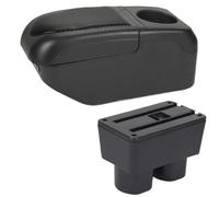 NANGAEBPPW Pour N&issan Pour Tiida Boîte D'accoudoir Pour Sylphy Pour Tiida C11 Pour Latio Boîte D'accoudoir Auto Intérieure Boîte D'accoudoir Centrale(Noir Noir)