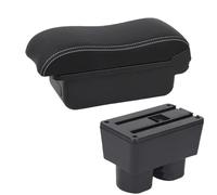 NANGAEBPPW Pour N&issan Pour Tiida C11 Accoudoir Pour Sylphy Pour Tiida Pour Latio Boîte D'accoudoir Auto Boîte D'accoudoir Centrale Intérieure(C3 Noir blanc SANS USB)