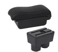NANGAEBPPW Pour N&issan Pour Tiida C11 Accoudoir Pour Sylphy Pour Tiida Pour Latio Boîte D'accoudoir Auto Boîte D'accoudoir Centrale Intérieure(B2 ligne noire 3USB)