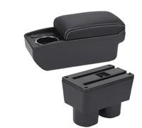 NANGAEBPPW Pour N&issan Pour Tiida C11 Boîte D'accoudoir Pour N&issan Pour Tiida Pour Latio Pour Sylphy Boîte De Rangement Auto Porte-gobelet(B3 Noir blanc 6USB)