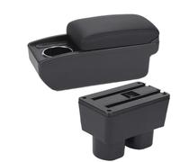 NANGAEBPPW Pour N&issan Pour Tiida C11 Boîte D'accoudoir Pour N&issan Pour Tiida Pour Latio Pour Sylphy Boîte De Rangement Auto Porte-gobelet(B2 Ligne noire 6USB)