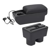 NANGAEBPPW Pour N&issan Pour Tiida C11 Boîte D'accoudoir Pour N&issan Pour Tiida Pour Latio Pour Sylphy Boîte De Rangement Auto Porte-gobelet(A3 Charge rapide)