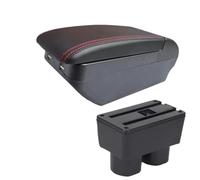NANGAEBPPW Pour N&issan Pour Tiida C11 Boîte D'accoudoir Pour Tiida Pour Latio Pour Sylphy Boîte D'accoudoir Auto Boîte D'accoudoir Centrale Intérieure(H ligne rouge 4USB)