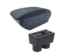 NANGAEBPPW Pour N&issan Pour Tiida C11 Boîte D'accoudoir Pour Tiida Pour Latio Pour Sylphy Boîte D'accoudoir Auto Boîte D'accoudoir Centrale Intérieure(F All Black No USB)