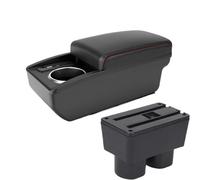 NANGAEBPPW Pour N&issan Pour Tiida C11 Pour Tiida Pour Latio Pour Sylphy Boîte De Rangement Centrale Intérieure(B1 Red line 6 usb)