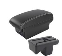 NANGAEBPPW Pour Perodua Pour Axia 2023 Accoudoir Boîte De Rangement D'accoudoir Console Centrale Accessoires Auto Avec USB(B3 Noir blanc 3USB)