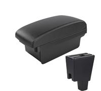 NANGAEBPPW Pour Perodua Pour Axia Boîte D'accoudoir Pour Perodua Pour Axia Console Centrale De Voiture Avec Rangement(Ligne noire A2 Pas d'USB)