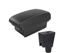 NANGAEBPPW Pour Perodua Pour Axia Boîte D'accoudoir Pour Perodua Pour Axia Console Centrale De Voiture Avec Rangement(B2 ligne noire 3USB)