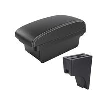 NANGAEBPPW Pour Perodua Pour Bezza 2018 Accoudoir Intérieur Boîte De Rangement Console Centrale Boîte D'Accoudoir Centrale(A3 Black white NO USB)