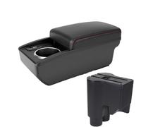 NANGAEBPPW Pour Perodua Pour Myvi 2014-2016 Boîtier D'accoudoir Auto Double Couche Boîte De Rangement Centrale Avec Porte-gobelet USB(B1 Red line 6 usb)