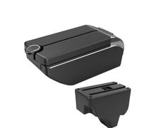 NANGAEBPPW Pour Peugeot 2008 Boîte À Accoudoir Central Pour Peugeot 208 2019-2024 Boîte De Rangement D'accoudoir De Voiture Pièces De Rétrofit(B2 Ligne noire 7USB)