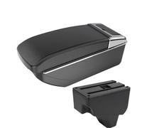 NANGAEBPPW Pour Peugeot 2008 Boîte D'accoudoir Pour Peugeot 208 2019-2024 Boîte De Rangement Accoudoir Auto Pièces Retrofit Accessoires Intérieurs(Ligne noire B2 SANS USB)