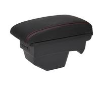 NANGAEBPPW Pour Peugeot 308 2008 2009 2010 2011 2012 T7 SW Boîtier D'accoudoir Voiture Pièces De Rechange Boîte De Rangement Centrale(A 1 genuine leather 3USB)