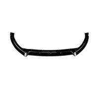 NANGAEBPPW pour pour Focus St MK3.5 2015 2016 2017 2018 3 Pièces Spoiler Avant De Lèvre Inférieure Voiture Lower Splitter Blade(Noir Brillant)