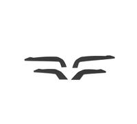 NANGAEBPPW pour pour Focus St St-Line MK4 2018-2021 Spoiler De Pare Chocs Avant avec Jupe Latérale Aileron Et Canards(Texture en Fibre de Carbone)