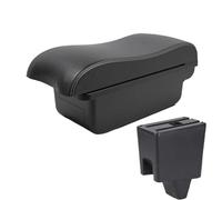 NANGAEBPPW Pour Proton Pour Saga Boîte De Rangement D'Accoudoir Accoudoir En Cuir Accessoires Console Centrale USB Styling Auto(A3 Black white NO USB)
