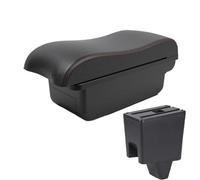 NANGAEBPPW Pour Proton Pour Saga Boîte De Rangement D'Accoudoir Accoudoir En Cuir Accessoires Console Centrale USB Styling Auto(A1 Noir rouge SANS USB)
