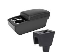 NANGAEBPPW POUR PROTON POUR SAGA FLX/FL/BLM 2008-2019 Accessoires Auto Boîte De Console Centrale Avec Porte-gobelet Boîte De Rangement(Ligne blanche A3 Pas d'USB)