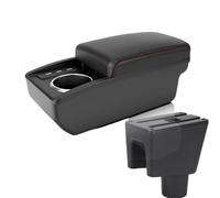 NANGAEBPPW POUR PROTON POUR SAGA FLX/FL/BLM 2008-2019 Accessoires Auto Boîte De Console Centrale Avec Porte-gobelet Boîte De Rangement(B1 Red line 6 usb)