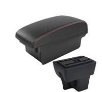 NANGAEBPPW Pour Proton Pour Wira Boîte À Accoudoir Avec USB Boîte De Rangement De Console Centrale(A1 Noir rouge SANS USB)