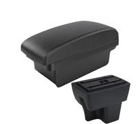 NANGAEBPPW Pour Proton Pour Wira Boîte À Accoudoir Avec USB Boîte De Rangement De Console Centrale(Ligne noire A2 Pas d'USB)