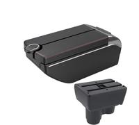 NANGAEBPPW Pour R&enault Pour Duster Accoudoir Pour Dacia Pour Duster Boîtier D'accoudoir 2019-2024 Boîte De Rangement Console Centrale(B1 Red line 7 usb)
