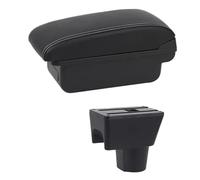 NANGAEBPPW Pour R&enault Pour Duster Repose-bras 2012-2018 Boîte De Repose-bras Pour Voiture Boîte De Repose-bras Central À Double Couche(Ligne blanche B1)