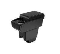 NANGAEBPPW Pour R&enault Pour Kaptur Boîte D'accoudoir Pour R&enault Pour Kaptur Captur QM3 Pièces De Rénovation D'accoudoir Détails Intérieurs(B2 ligne noire 3USB)