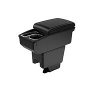 NANGAEBPPW Pour R&enault Pour Kaptur Boîte D'accoudoir Pour R&enault Pour Kaptur Pour Captur QM3 Accessoires De Retouche D'accoudoir Détails Intérieurs(A1 Noir rouge SANS USB)