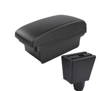 NANGAEBPPW Pour R&enault Pour Logan II 2018 2019 2020 2021 2022 Boîte D'accoudoir De Voiture Boîte De Rangement Pièces Auto Intérieures(Ligne noire A2 Pas d'USB)
