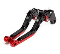 NANGAEBPPW Pour R1200RT 2014 2015 2016 2017 Accessoires Moto Leviers De Frein Et D'embrayage Réglables Pliables Extensibles(Noir rouge)