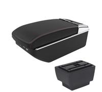 NANGAEBPPW Pour S&koda Pour Fabia 3 Combi Pour Fabia 3 III 2015-2021 Boîte De Repose-bras Auto Pièces De Rechange Boîte De Rangement(A1 Noir rouge 7USB)